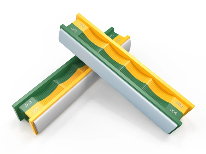 Wicked Edge 400/600 Grit Ceramic Stones For Curved Blades 1 Wicked Edge 400/600 Grit Ceramic Stones For Curved Blades